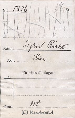 Sigrid Richt Kisa
Sigrid Richt Kisa
Nyckelord: Sigrid Richt