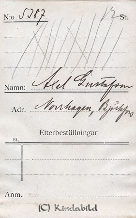 Axel Gustafsson Norrhagen Björkfors
Axel Gustafsson Norrhagen Björkfors
Nyckelord: Gustafsson Norrhagen