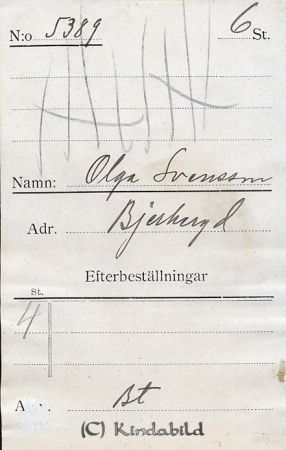 Olga Svensson Bjärkeryd
Olga Svensson Bjärkeryd
Nyckelord: Svensson Bjärkeryd
