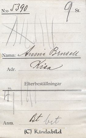 Annie Brusell Kisa
Annie Brusell Kisa
Nyckelord: Annie Brusell
