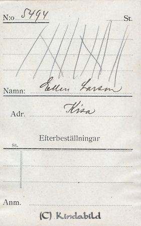 Ellen Larsson Kisa
Ellen Larsson Kisa
Nyckelord: Ellen Larsson
