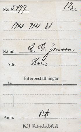 E G Jonsson Kisa
E G Jonsson Kisa
Nyckelord: Jonsson Kisa