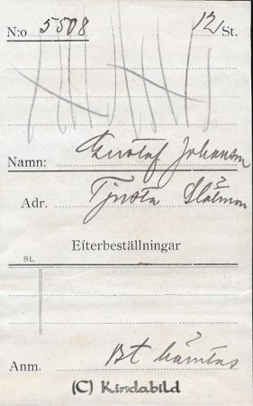 Gustaf Johansson Tjusta Slätmon
Gustaf Johansson Tjusta Slätmon
Nyckelord: Johansson Slätmon
