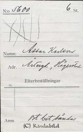 Assar Karlsson Årteryd Hägerstad
Assar Karlsson Årteryd Hägerstad
Nyckelord: Karlsson Årteryd