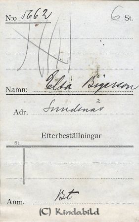 Elsa Birgersson Sundsnäs
Elsa Birgersson Sundsnäs
Nyckelord: Birgersson Sundsnäs