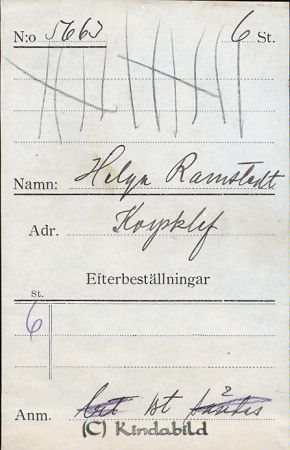 Helga Ramstedt Korpklev
Helga Ramstedt Korpklev
Nyckelord: Ramstedt Korpklef Korpklev