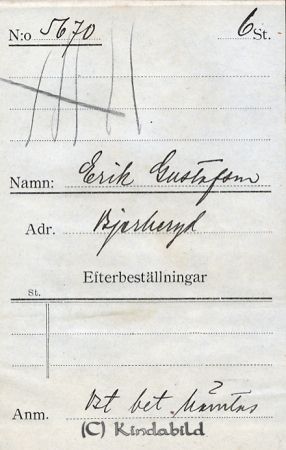 Erik Gustafsson Bjerkeryd
Erik Gustafsson Bjerkeryd
Nyckelord: Gustafsson Bjerkeryd