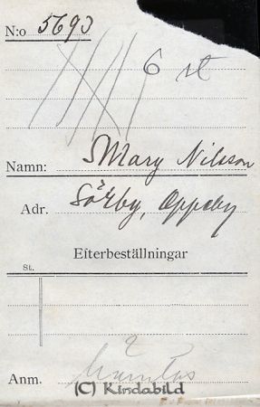 Mary Nilsson Sörby Oppeby
Mary Nilsson Sörby Oppeby
Nyckelord: Nilsson Sörby