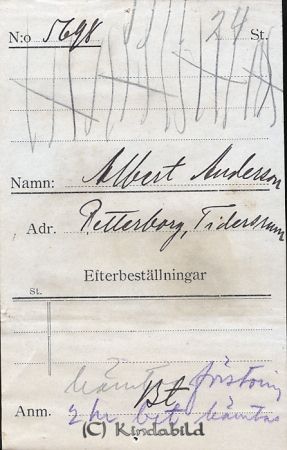 Albert Andersson Pettersborg Tidersrum
Albert Andersson Pettersborg Tidersrum
Nyckelord: Andersson Pettersborg