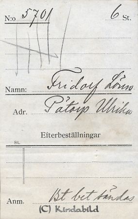 Fridolf Lönn Pätorp Ulrika
Fridolf Lönn Pätorp Ulrika
Nyckelord: Fridolf Lönn