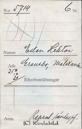 Ellen Hektor Gransebo Malexander
Ellen Hektor Gransebo Malexander
Nyckelord: Hektor Gransebo
