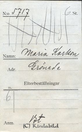 Maria Karlsson Grönede
Maria Karlsson Grönede
Nyckelord: Karlsson Grönede