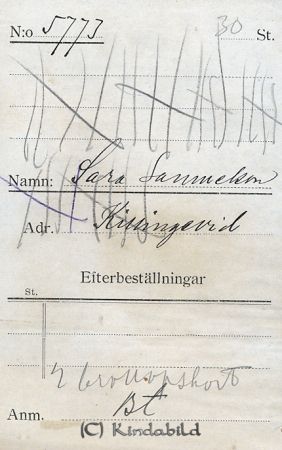 Sara Samuelsson Killingevid
Sara Samuelsson Killingevid
Nyckelord: Sara Samuelsson