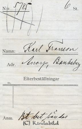 Karl Fransson Anarp Bankeberg
Karl Fransson Anarp Bankeberg
Nyckelord: Fransson Anarp