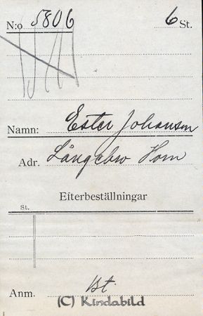 Ester Johansson Långebro Horn
Ester Johansson Långebro Horn
Nyckelord: Johansson Långebro