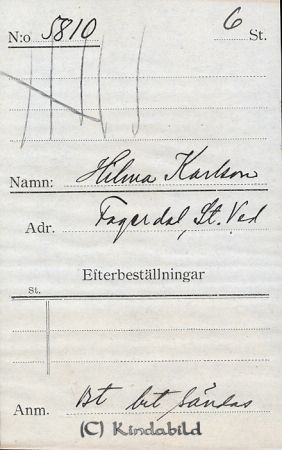 Hilma Karlsson Fagerdal St Ved
Hilma Karlsson Fagerdal St Ved
Nyckelord: Karlsson Fagerdal