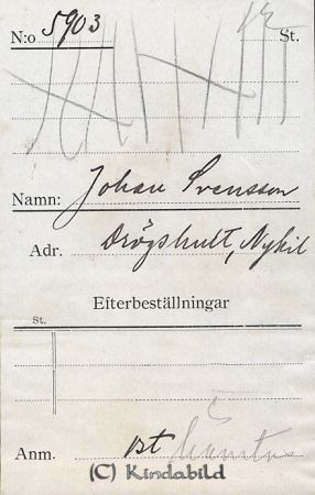 Johan Svensson Drögshult Nykil
Johan Svensson Drögshult Nykil
Nyckelord: Svensson Drögshult