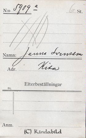 Janne Svensson Kisa
Janne Svensson Kisa
Nyckelord: Janne Svensson