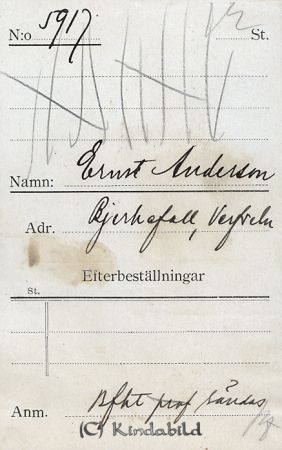 Ernst Andersson Bjerkefall Verfveln
Ernst Andersson Bjerkefall Verfveln
Nyckelord: Andersson Bjerkefall