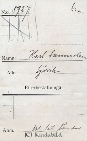 Karl Samuelsson Sjövik
Karl Samuelsson Sjövik
Nyckelord: Samuelsson Sjövik