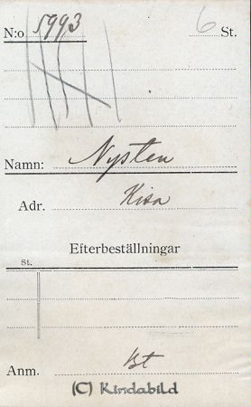 Nysten Kisa
Nysten Kisa
Nyckelord: Nysten Kisa