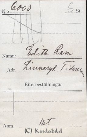 Edith Ram Linneryd Tidersrum
Edith Ram Linneryd Tidersrum
Nyckelord: Ram Linneryd