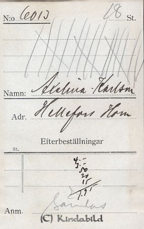 Axelina Karlsson Hellefors Horn
Axelina Karlsson Hellefors Horn
Nyckelord: Axelina Karlsson
