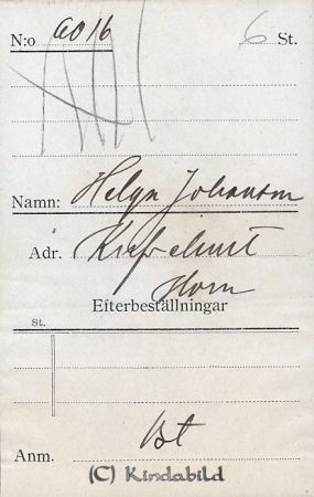 Helga Johansson Kufvehult Horn
Helga Johansson Kufvehult Horn
Nyckelord: Helga Johansson