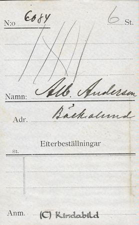 Alb. Andersson Bäckalund
Alb. Andersson Bäckalund
Nyckelord: Andersson Bäckalund