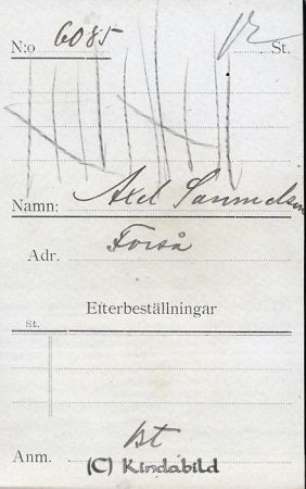 Axel Samuelsson Forså
Axel Samuelsson Forså
Nyckelord: Samuelsson Forså