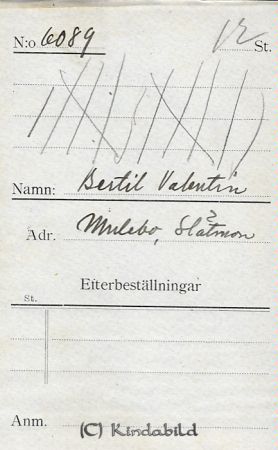 Bertil Valentin Mulebo Slätmon
Bertil Valentin Mulebo Slätmon
Nyckelord: Bertil Valentin