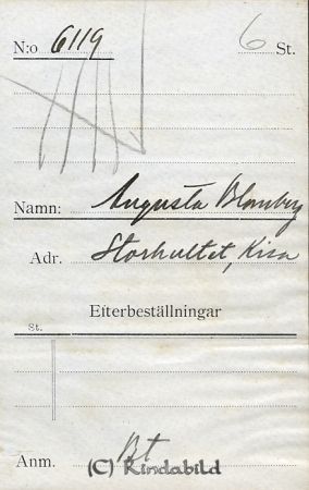 Augusta Blomberg Storhultet Kisa
Augusta Blomberg Storhultet Kisa
Nyckelord: Blomberg Storhultet