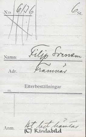 Filip Svensson Framnäs
Filip Svensson Framnäs
Nyckelord: Svensson Framnäs