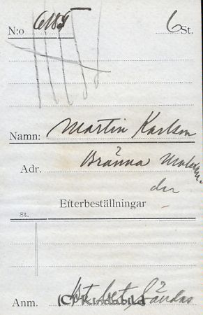 Martin Karlsson Bränna Malexander
Martin Karlsson Bränna Malexander
Nyckelord: Karlsson Bränna