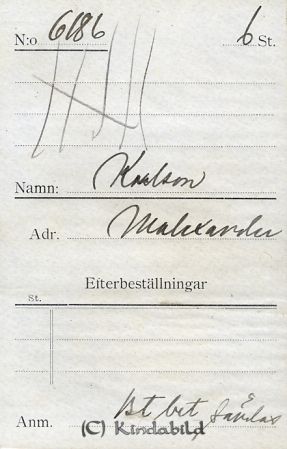 Karlsson Malexander
Karlsson Malexander
Nyckelord: Karlsson Malexander