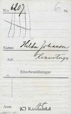 Hilda Johansson Kvarntorp
Hilda Johansson Kvarntorp
Nyckelord: Johansson Kvarntorp