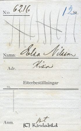 Elsa Nilsson Kisa
Elsa Nilsson Kisa
Nyckelord: Elsa Nilsson