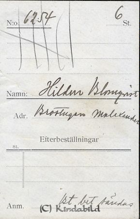 Hildur Blomqvist Brostugan Malexander
Hildur Blomqvist Brostugan Malexander
Nyckelord: Blomqvist Brostugan