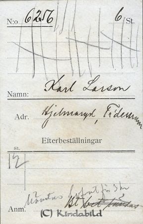 Karl Larsson Hjelmaryd Tidersrum
Karl Larsson Hjelmaryd Tidersrum
Nyckelord: Larsson Hjelmaryd