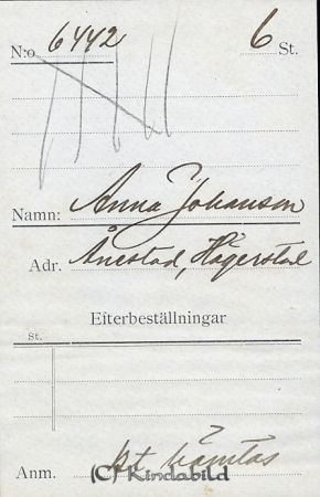 Anna Johansson Ånestad Hägerstad
Anna Johansson Ånestad Hägerstad
Nyckelord: Johansson Ånestad