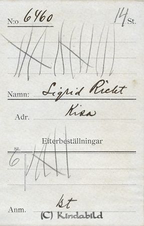 Sigrid Richt Kisa
Sigrid Richt Kisa
Nyckelord: Sigrid Richt