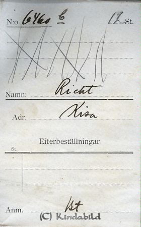 Richt Kisa
Richt Kisa
Nyckelord: Richt Kisa
