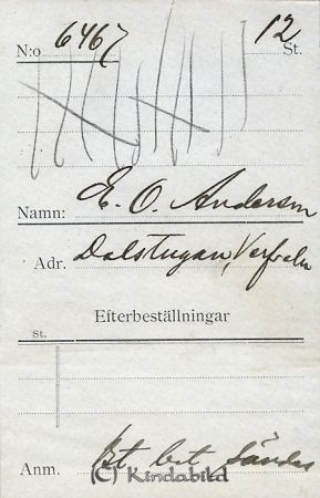 E O Andersson Dalstugan Verfveln
E O Andersson Dalstugan Verfveln
Nyckelord: Andersson Dalstugan