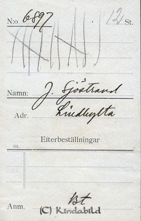 J Sjöstrand Lindhylta
J Sjöstrand Lindhylta
Nyckelord: Sjöstrand Lindhylta
