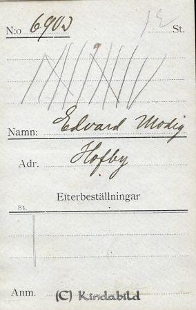 Edvard Modig Hofby
Edvard Modig Hofby
Nyckelord: Modig Hofby