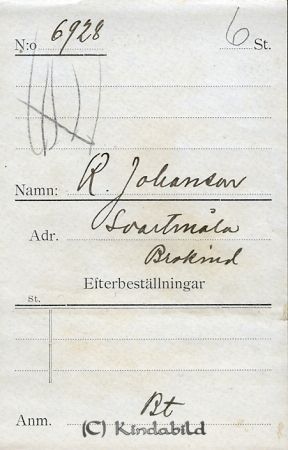 R Johansson Svartmåla Brokind
R Johansson Svartmåla Brokind
Nyckelord: Johansson Svartmåla