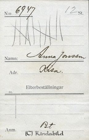 Anna Jonsson Kisa
Anna Jonsson Kisa
Nyckelord: Anna Jonsson
