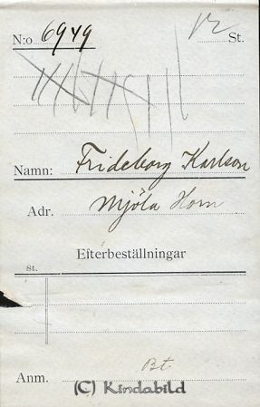Frideborg Karlsson Mjöla Horn
Frideborg Karlsson Mjöla Horn
Nyckelord: Karlsson Mjöla
