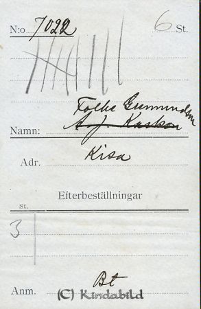 Folke Germundsson Kisa
Folke Germundsson Kisa
Nyckelord: Folke Germundsson
