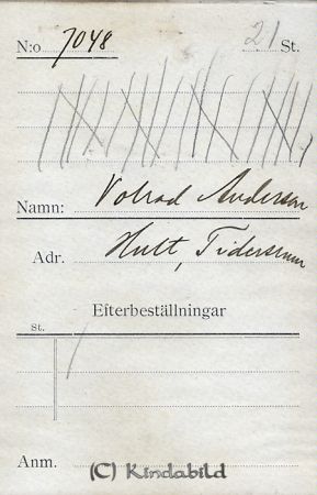 Volrad Andersson Hult Tidersrum
Volrad Andersson Hult Tidersrum
Nyckelord: Andersson Hult